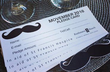 Rushmere Noach raises funds for St Francis Hospice this Movember